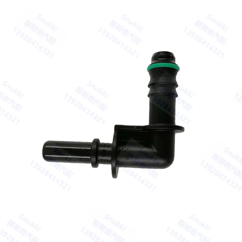 9.89mm-ID12 Fuel line quick connector 90 degree SAE fuel pipe fittings plastic male end piece 2pcs a lot | Автомобили и мотоциклы