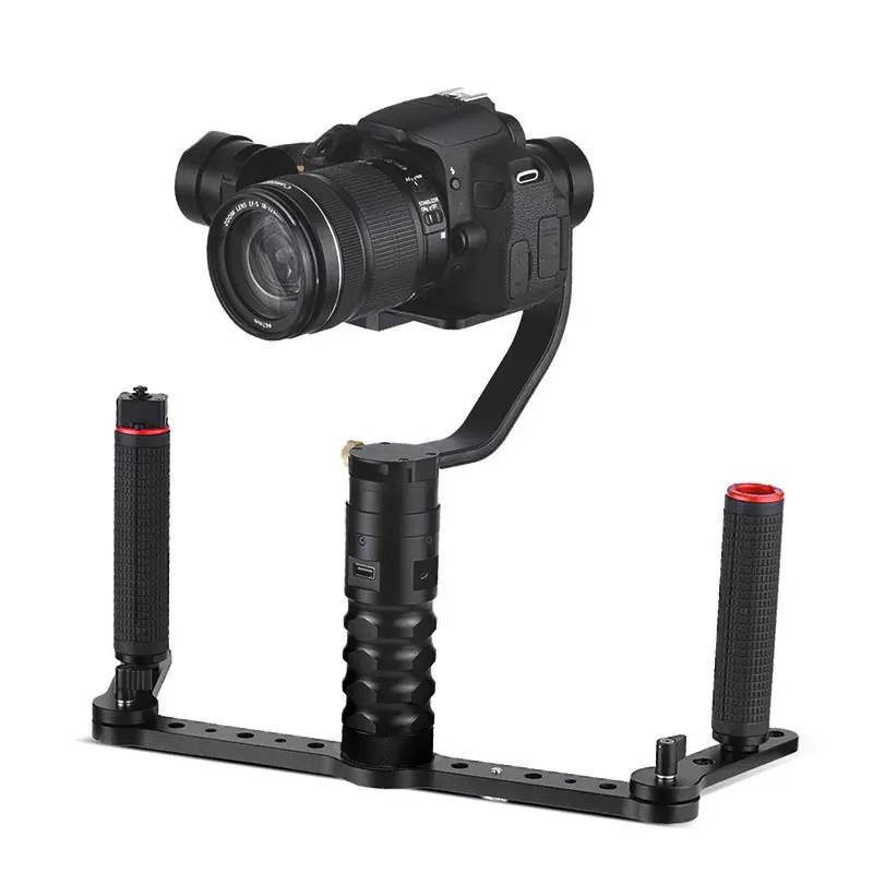 Стабилизатор для фотоаппарата Ручной штатив с тремя осями бесщеточный камер Canon