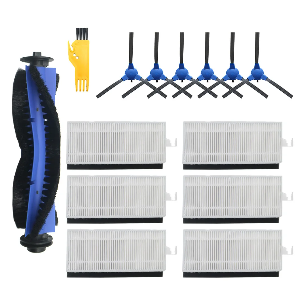 

Hepa Filter Kit Side Brush Set for Eufy Robovac 30 Room Cleaning irobot Parts Side Brush Replacement with Brush Clean