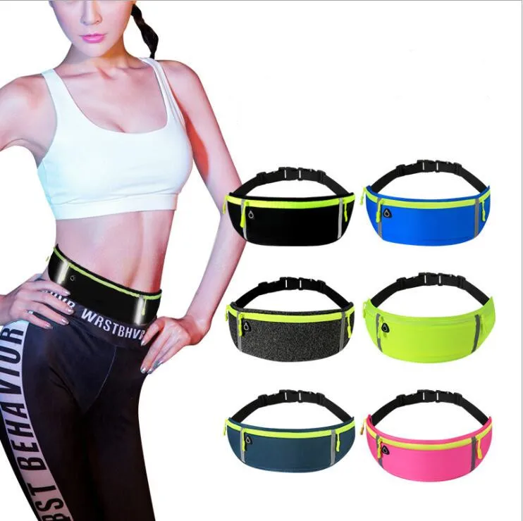 4-6.5 inch mobile phone Fanny pack for men's and women's sports outdoor running fitness new waterproof mini waist packs | Багаж и