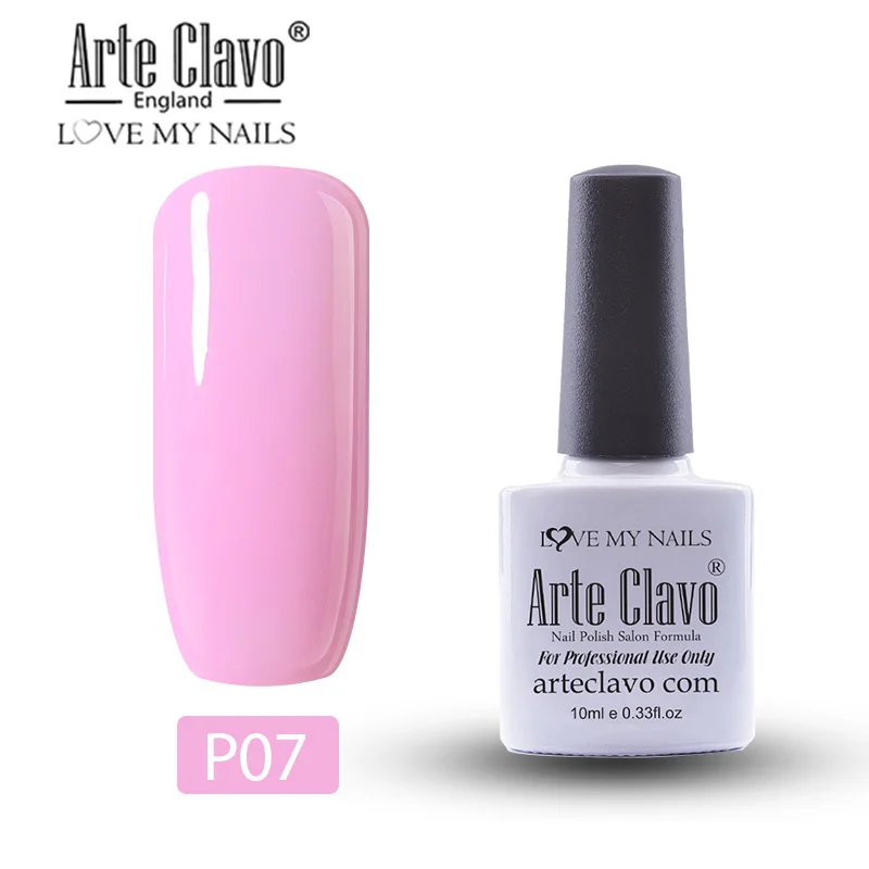 P07 Arte Clavo 10 мл Гель-лак для ногтей Гель-лак краска Lasting Hybrid Nails художественный Гель-лак для ногтей для маникюра Гель-лак праймер верхнее покрытие - Цвет: P07
