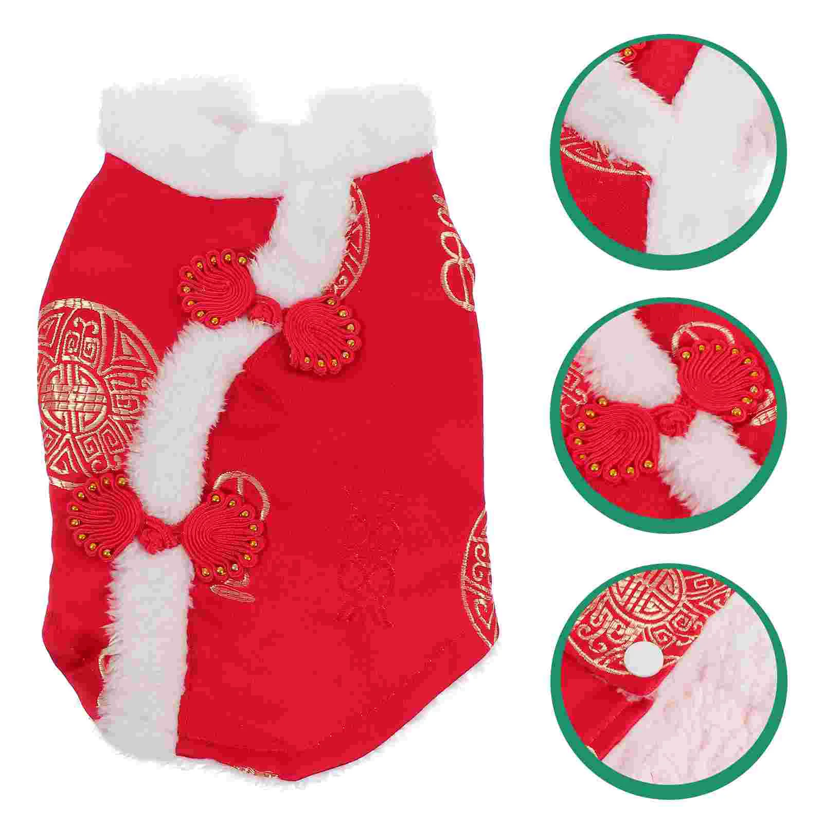 

1 шт. хлопковая одежда для домашних животных зимняя и осенняя жилетка для домашних животных Новогодняя одежда товары для домашних животных
