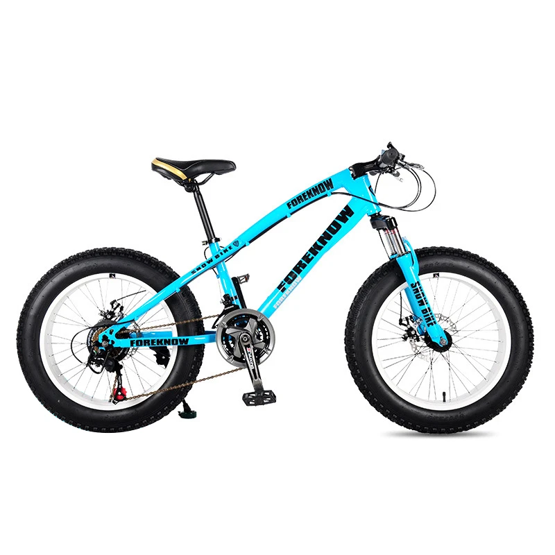 

FOREKNOW XD001 20 /24 Inch Spoke Wheel Adult Mountain Fat Bike 21/24/27Speed Variable Speed Road Bicycle Men Racing Ride