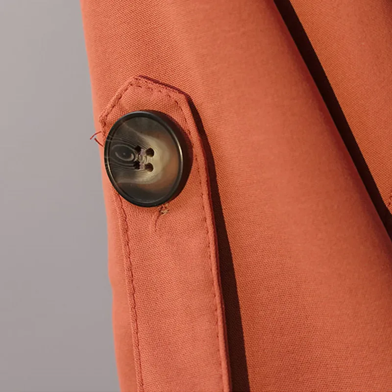 Женский Длинный тренчкот размера плюс 3XL модель сезона весна осень 2020 года