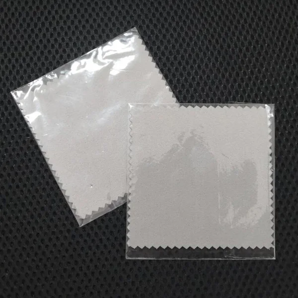 Gray Color 200 шт./лот двухсторонняя микро замша OPP серый/синий/белый/желтый/розовый/черный Серебряный ювелирные изделия Полировка ткань и Чистящая одежда - Цвет: Gray Color