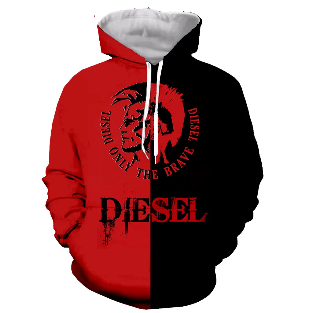 

Diesel Funny New Fashion Long Sleeves 3D Print Zipper/Hoodies/Sweatshirts/Jacket/Men/women 110-6XL