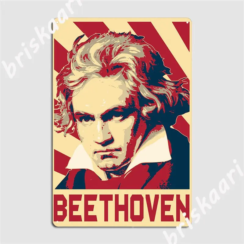 

Beethoven, классическая музыка, металлический знак, кинотеатр, кухня, Настенный декор, печать, гараж; Клуб жестяной знак, плакат