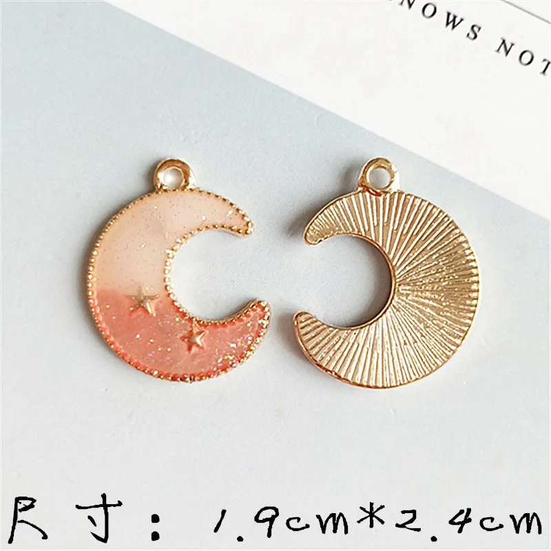 30 шт. подвеска для волос Звезда и Луна | Украшения аксессуары