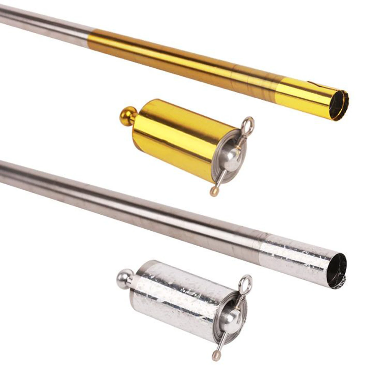Portable Metal Appearing Cane with Teaching Cards Pocket Staff Stage Trick for Amateur Beginners Ma gic Accessorie | Спорт и