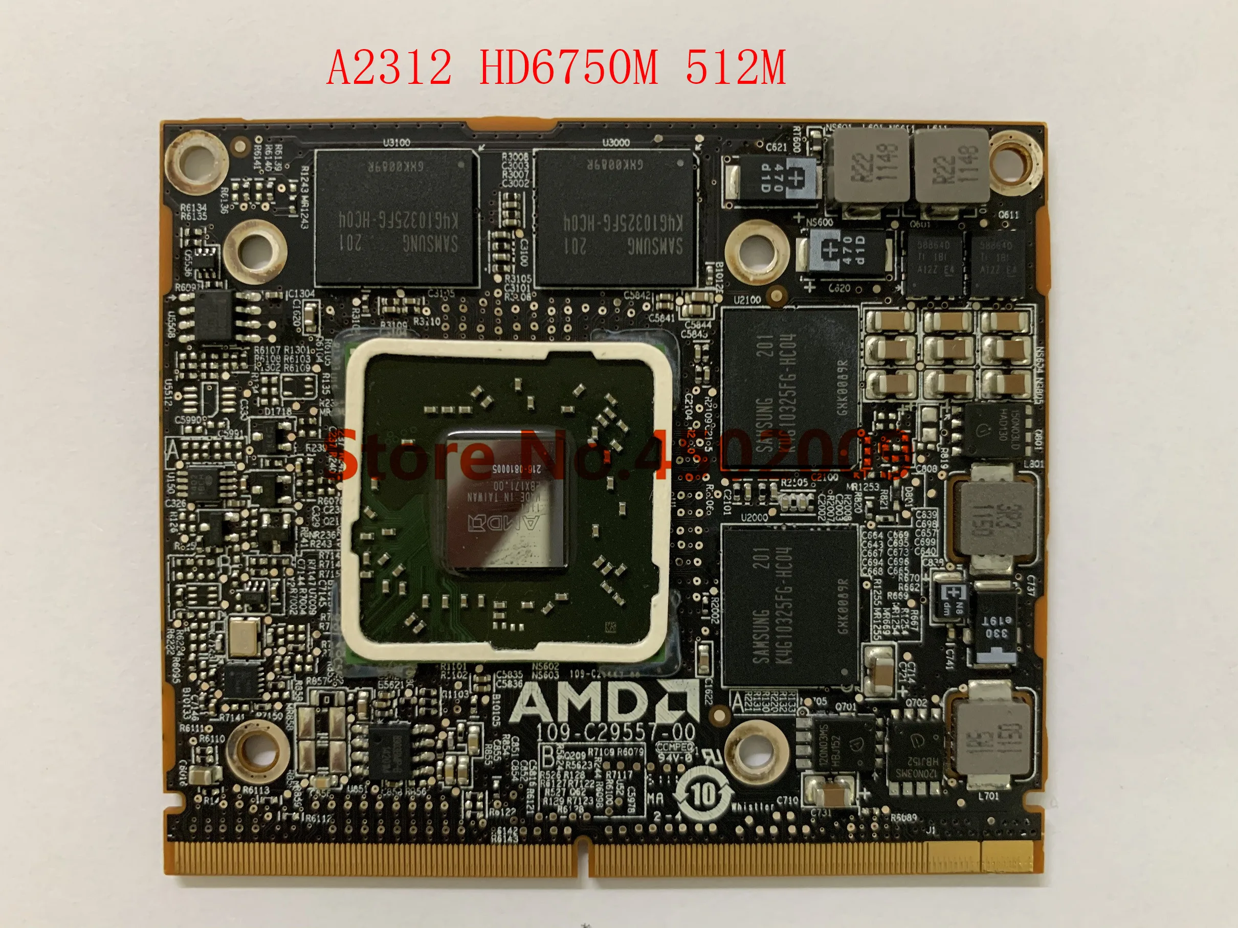 Для Apple iMac 27 &quotA2311 A1312 HD6750m 512 М 109 C29557 00 216 081005 Видеокарта VGA GPU 100%