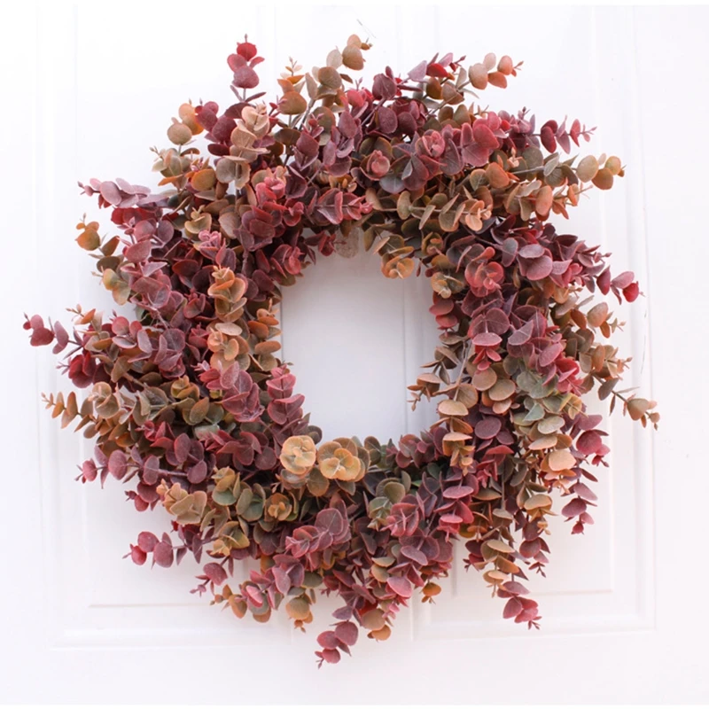 

Large Size 18 Eucalyptus Front Door Wreath Handcrafted Wreath for Home Decor Dropshipping