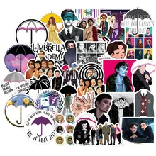 50PCS TV Series The Umbrella Academy Stickers Pack For DIY Stationery Laptop Skateboard Motorcycle Guitar Helmet Cool Sticker