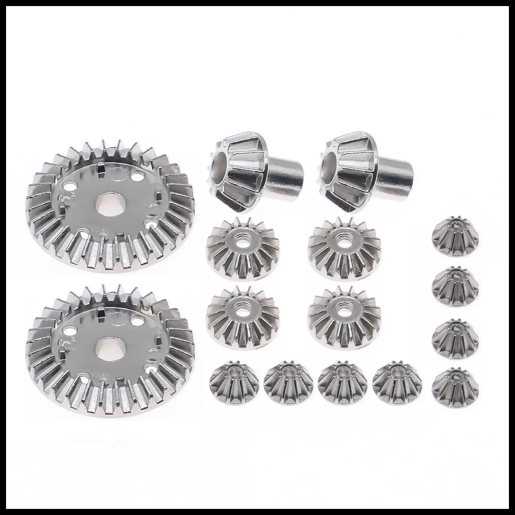 

#45 steel front or rear differential gear set for rc hobby model car 1-14 Wltoys 144001 buggy option hop-ups parts