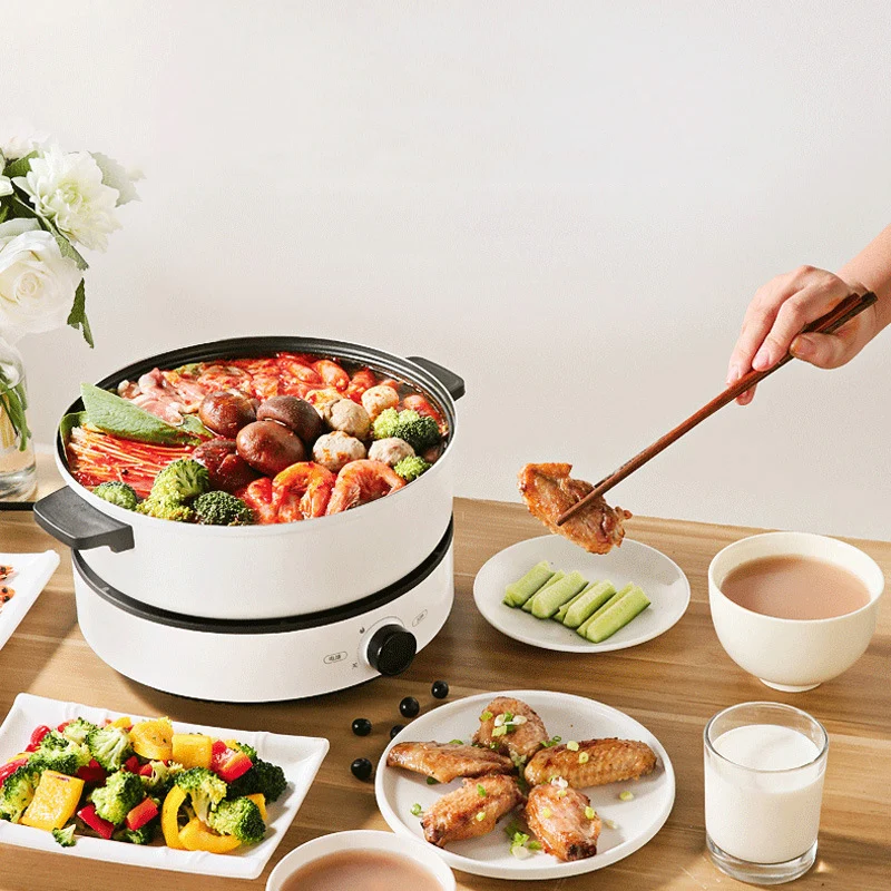 Многофункциональная электрическая плита нагревательная сковорода машина для