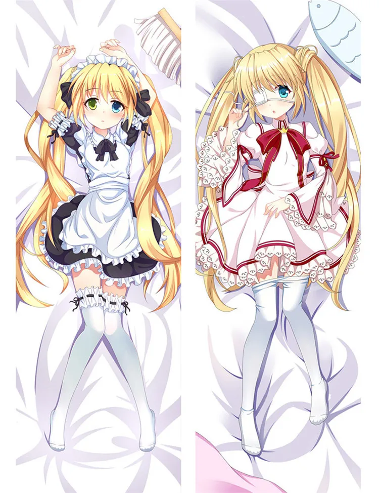 Наволочка для подушки с рисунком из аниме игры Rewrite чехол сексуальных девушек