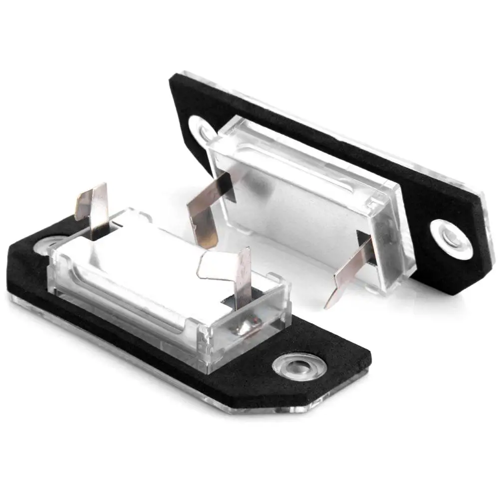 2 шт. DC 12 В Автомобильный светодиодный светильник для номерного знака 6 Вт 24 белый