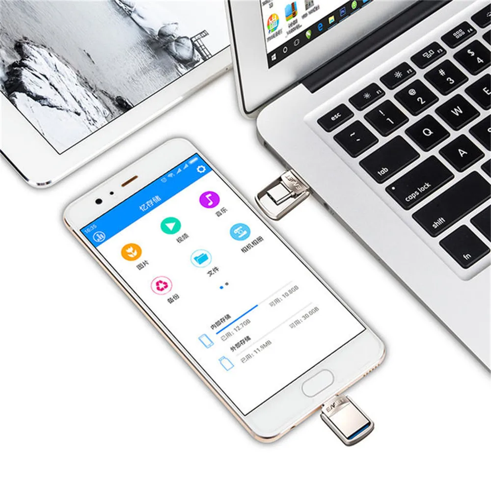 Металл type-c OTG USB 3 0 U диск Флешка флеш-накопитель для Xiaomi Мобильный телефон