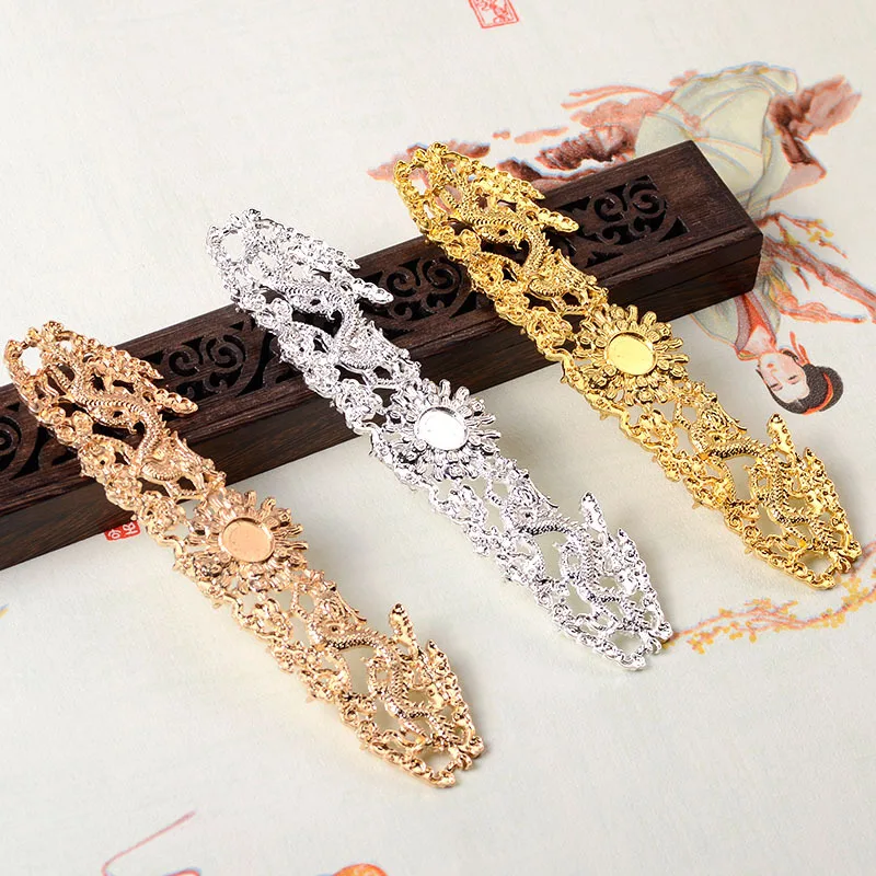 

5 PCS Antique Headwear Hair Accessories Hairpin Hair Crown Accessories Diy Alloy Hair Crown Accessories