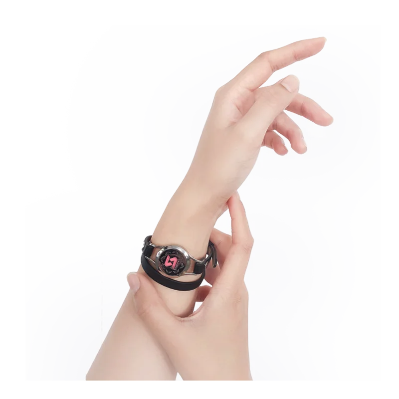 Мужской браслет из титановой стали нержавеющей в Корейском стиле черный |