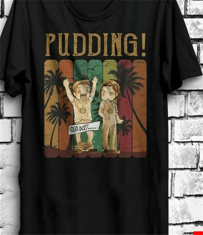 Винтажная Футболка супернатурального Дина Сэма винчестера черная S 3XL классная