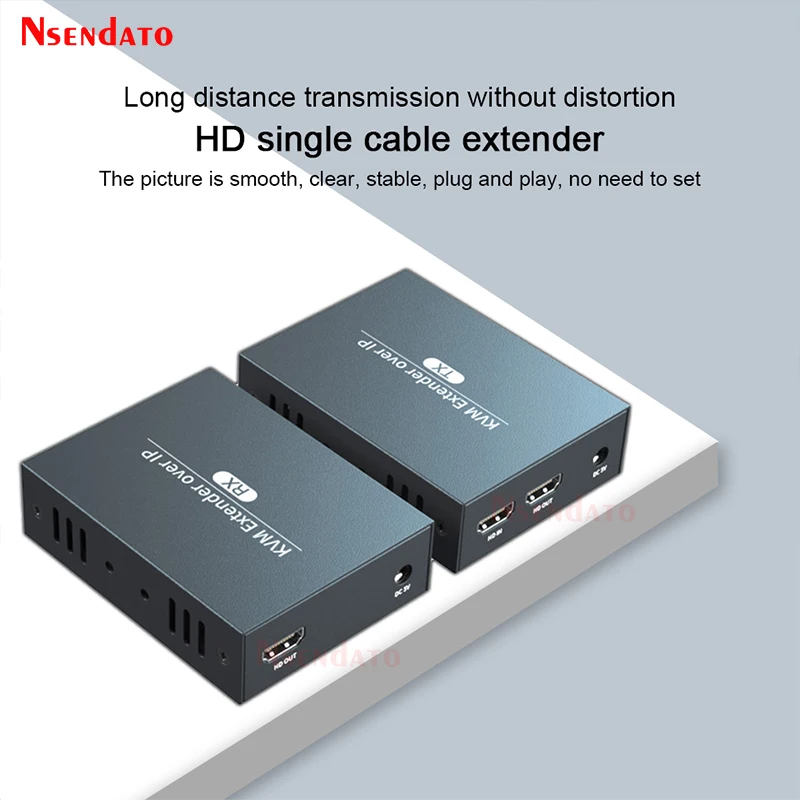 HD KVM USB удлинитель 60 Гц 200 м через RJ45 IP сеть Ethernet Переключатель CAT5 6 по UTP STP для