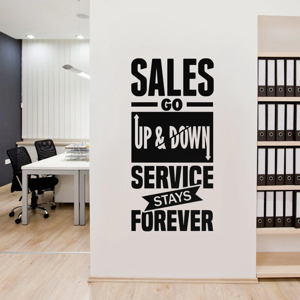 Наклейки на стену с надписью Service Stay Forever | Дом и сад
