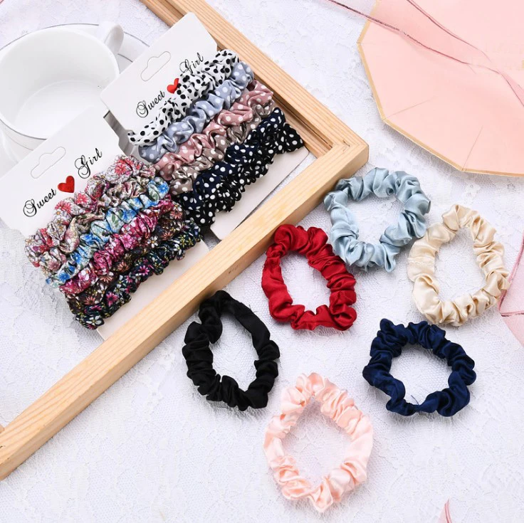 

6Pcs/Lot Fashion Simple Basic Elastic Hair Bands Tie Ponytail Holder Rubber Scrunchies Headband For Girl Women Hair Accessories