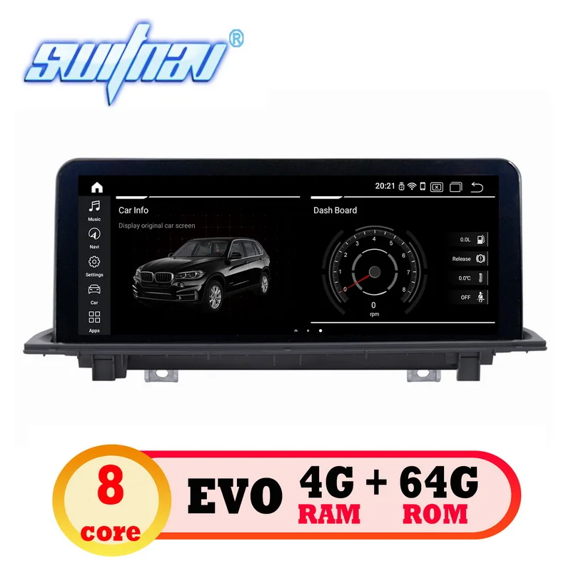 8 ядер Android 9 0 4g 64g Автомобильный DVD для BMW X1 F48 оригинальная система EVO 2018 плеер