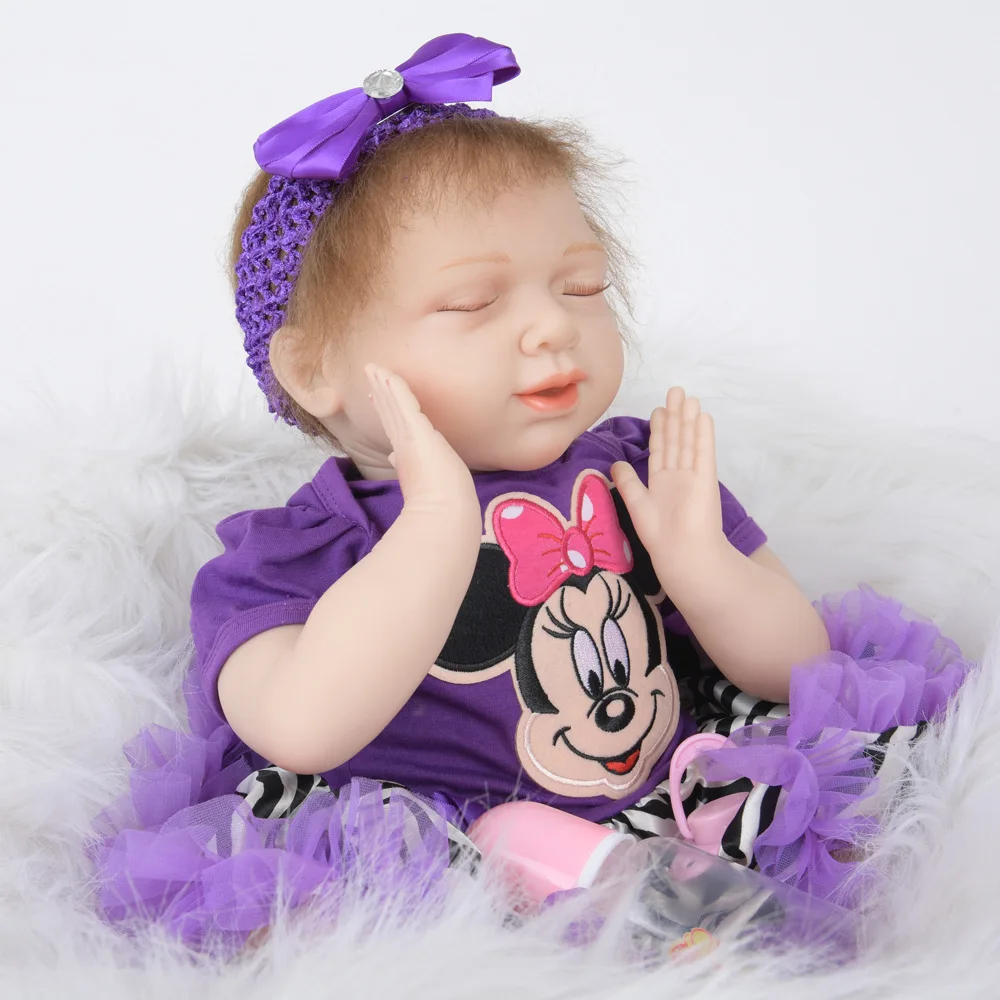 Лучшие продажи товаров рождественский подарок 22 &quot55 см Bebe Reborn Baby Doll детские