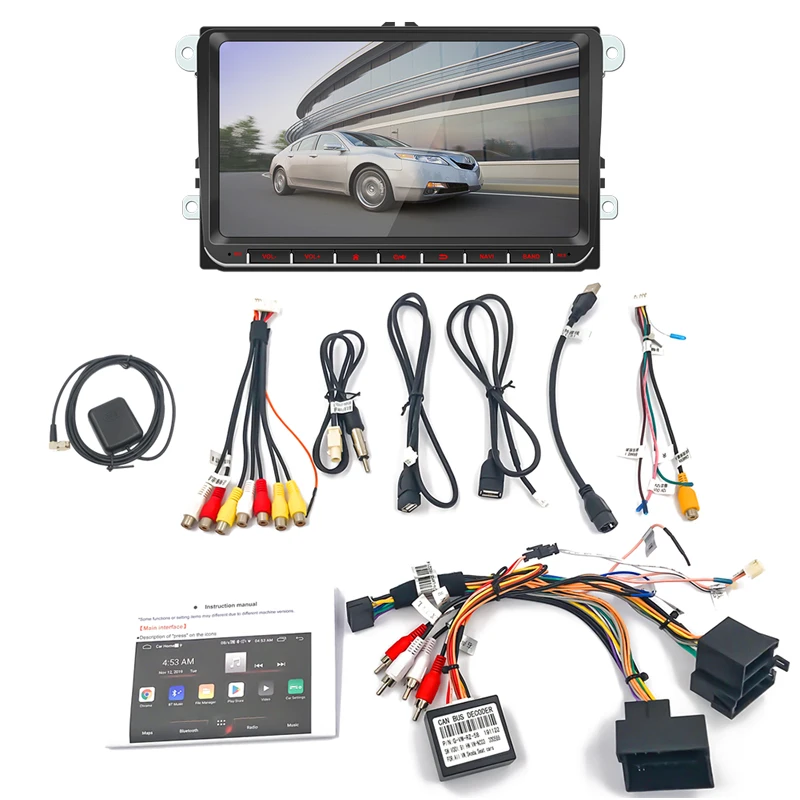 PHYEE 2Din радио Android 9 1 Авторадио GPS Navi CANBUS дюймов Автомобильный мультимедийный плеер