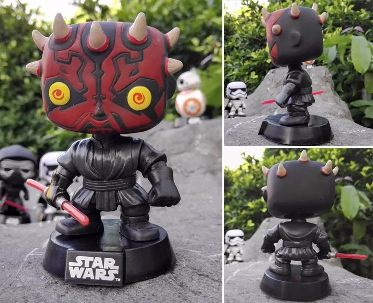 Funko персонажи поп Звездных войн с качающейся головой Боб Фетт Дарт Вейдер йода 10 см Виниловая фигурка игрушки