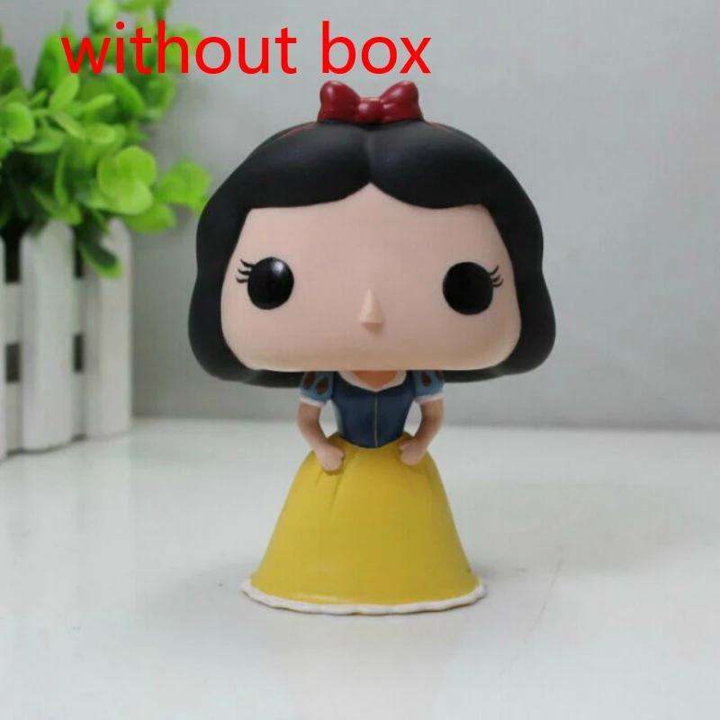 08 nobox Funko Поп принцесса Белоснежка Эльза Белл Алиса Золушка фигурки 10 см ПВХ Модель Коллекция подарок игрушки для девочек на день рождения - Цвет: 08 nobox