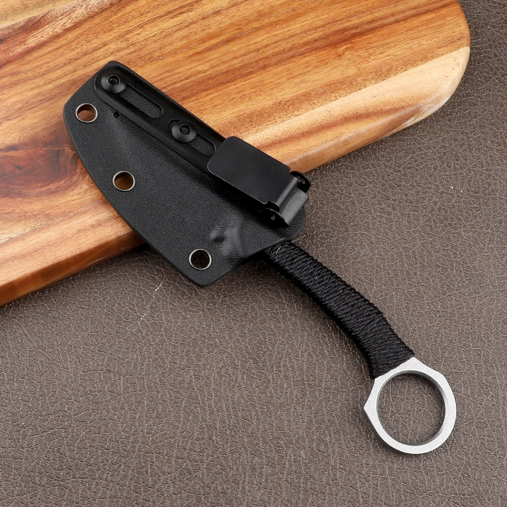 Портативный керамбит с фиксированным лезвием D2 Карманный cs go открытый острый