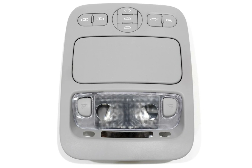 

Gray Overhead Console Map Lamp Sliding Door Upper Roof Dome Reading Light Switch Button For Kia Sedona 92821-4D100QW 2006-2012