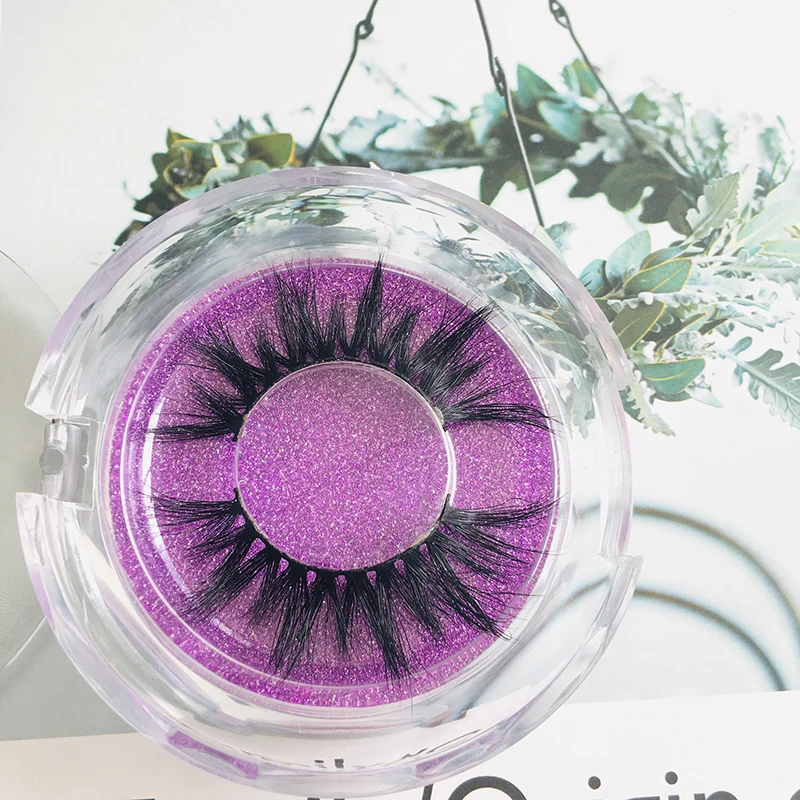

3D Mink Eyelashes 20mm Hot Sale Clear Circle Lashes Packaging Eye Lashes