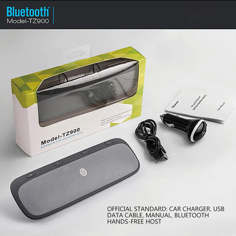 Автомобильный bluetooth Динамик высококачественный автомобильный сабвуфер Hands-Free во