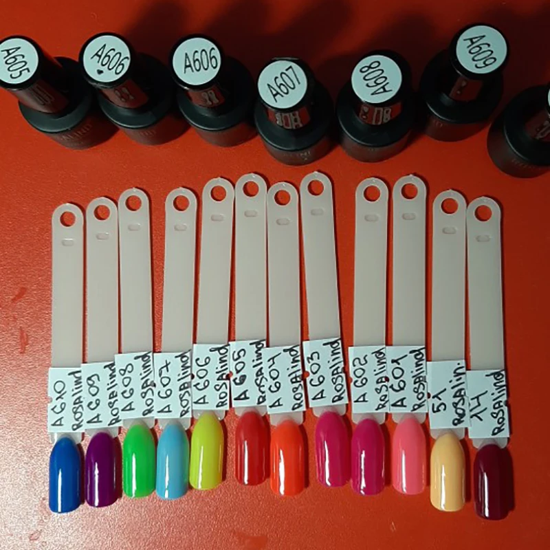 Неоновый Гель-лак для ногтей Rosalind гибридный яркий полуперманентный УФ-лак