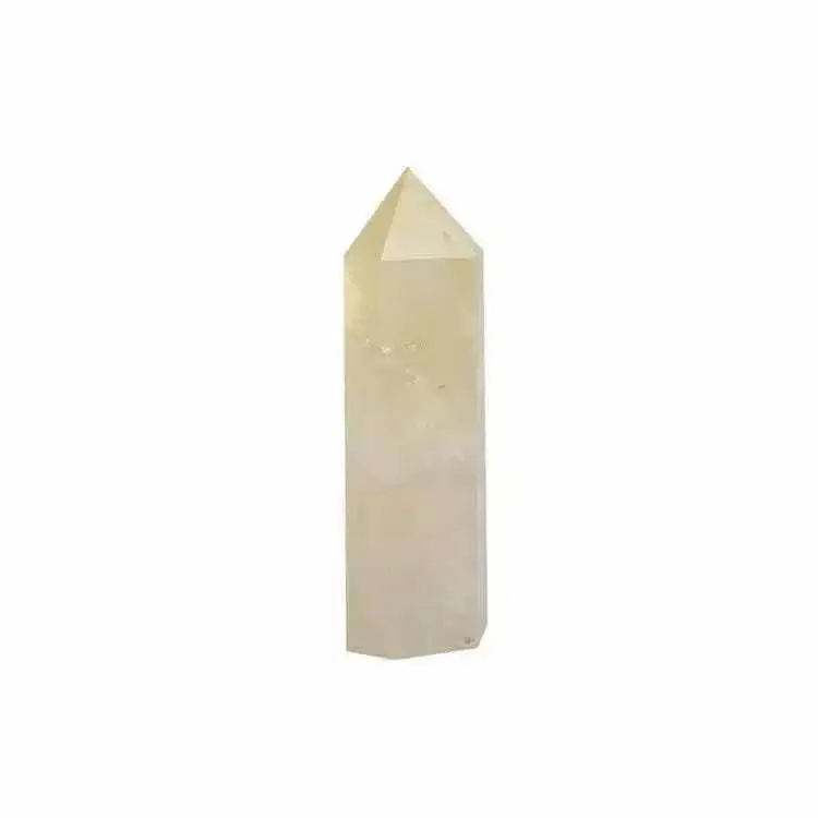 

1pc 70mm-80mm Natural Gemstone Yellow Quartz Citrine Point Crystal Fengshui Wands for Healing Decoration