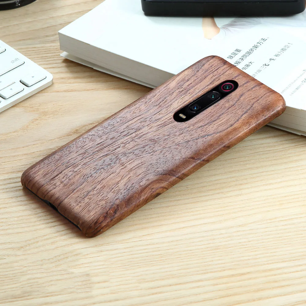 Чехол для телефона из натурального дерева для Xiaomi 9T PRO, Redmi K20 Pro, чехол, покрытие из черного ледяного дерева, грецкого ореха, розового дерева