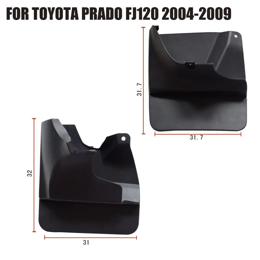 Брызговики для Toyota Land Cruiser Prado FJ120 2004-2009 YC101036 | Автомобили и мотоциклы