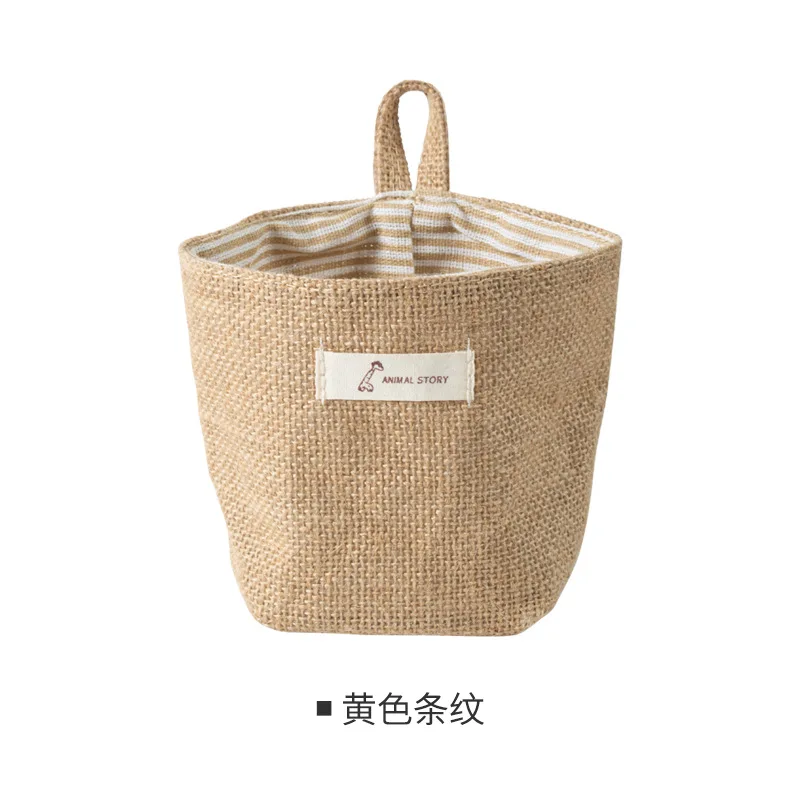 

Льняная корзина для хранения