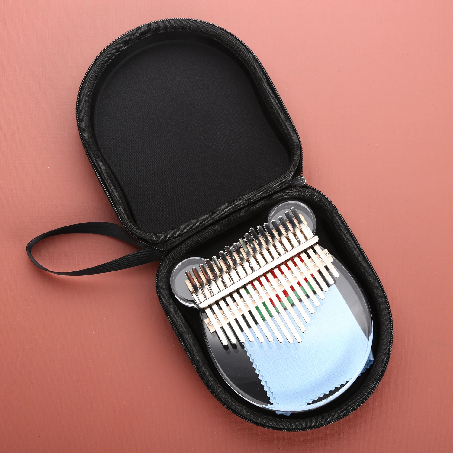 

17 Keys Crystal Kalimba African Thumb Transparent Finger Piano Acrylic Kalimba Portable Musical Instrument