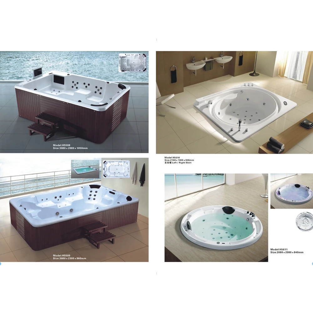 CBMMART 3200 мм 6 человек спа большой открытый джакузи плавательный бассейн роскошный