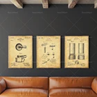 Набор патентов на бритье 3, патент на бритву, стакан для бритья, держатель для мыла, украшение для ванной комнаты, искусство парикмахерской, подарок для Него