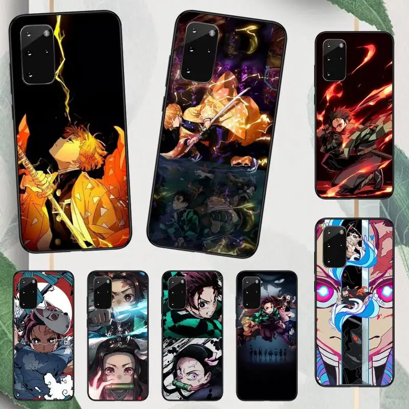 

Demon Slayer Japan anime Phone Case For Samsung galaxy A S note 10 7 8 9 20 30 31 40 50 51 70 71 21 s ultra plus