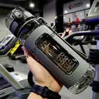 Спортивный герметичный чайник для фитнеса, большой емкости, с защитой от падения, из тритана, пластиковая бутылка для напитков, не содержит бисфенола А, портативные бутылки для воды