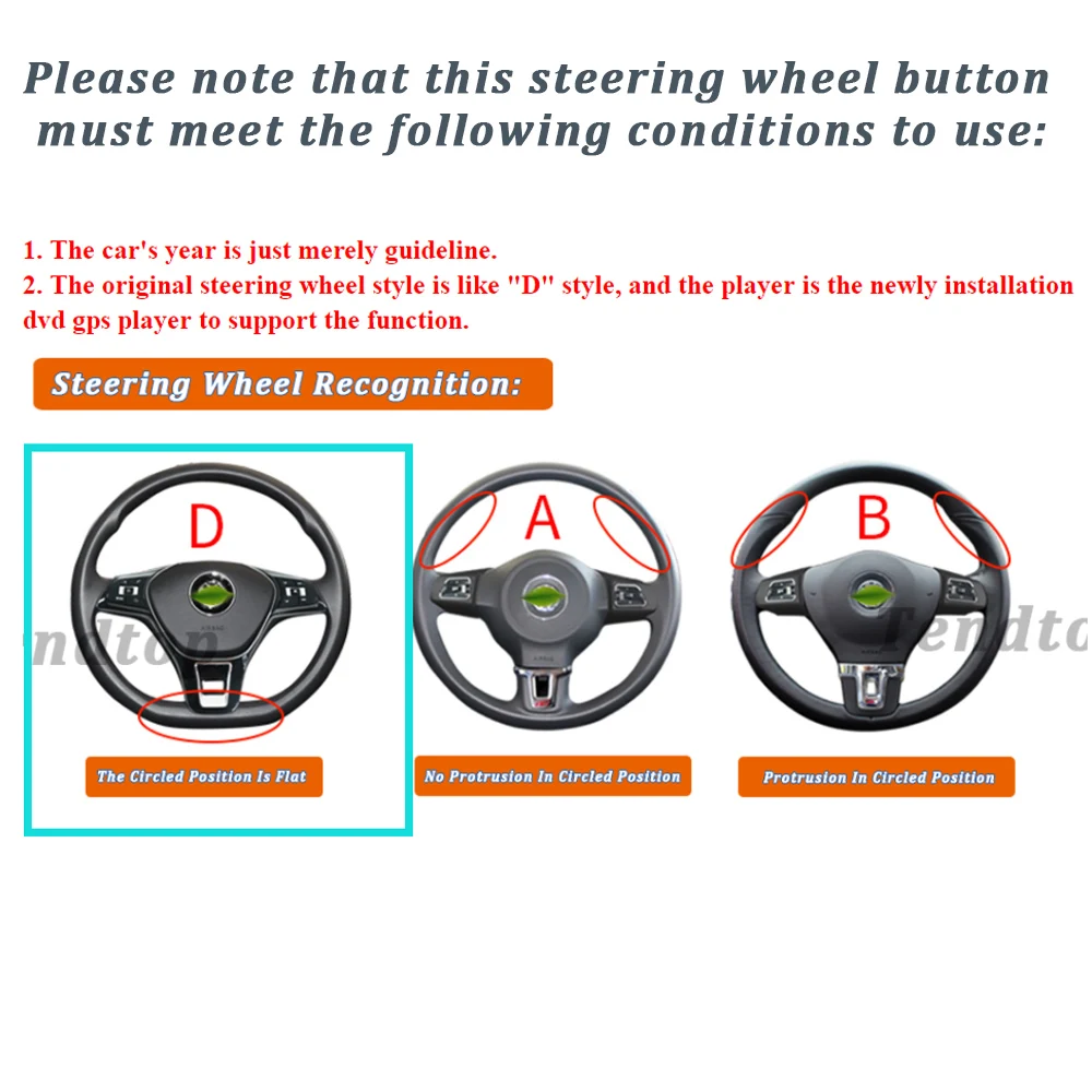 Универсальный пульт дистанционного управления на рулевое колесо для Volkswagen VW Jetta