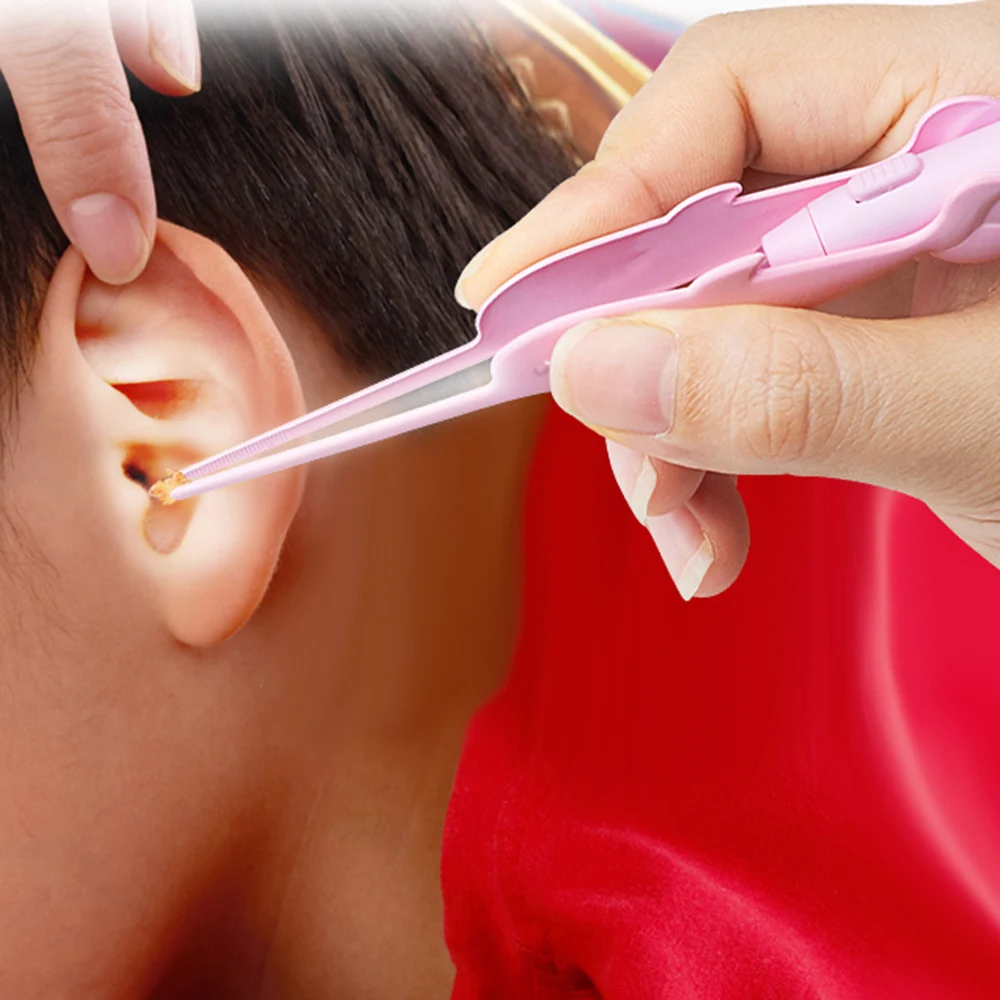 Ушной очиститель светодиодный фонарик Curette ухо Чистый Макияж светящийся ушной