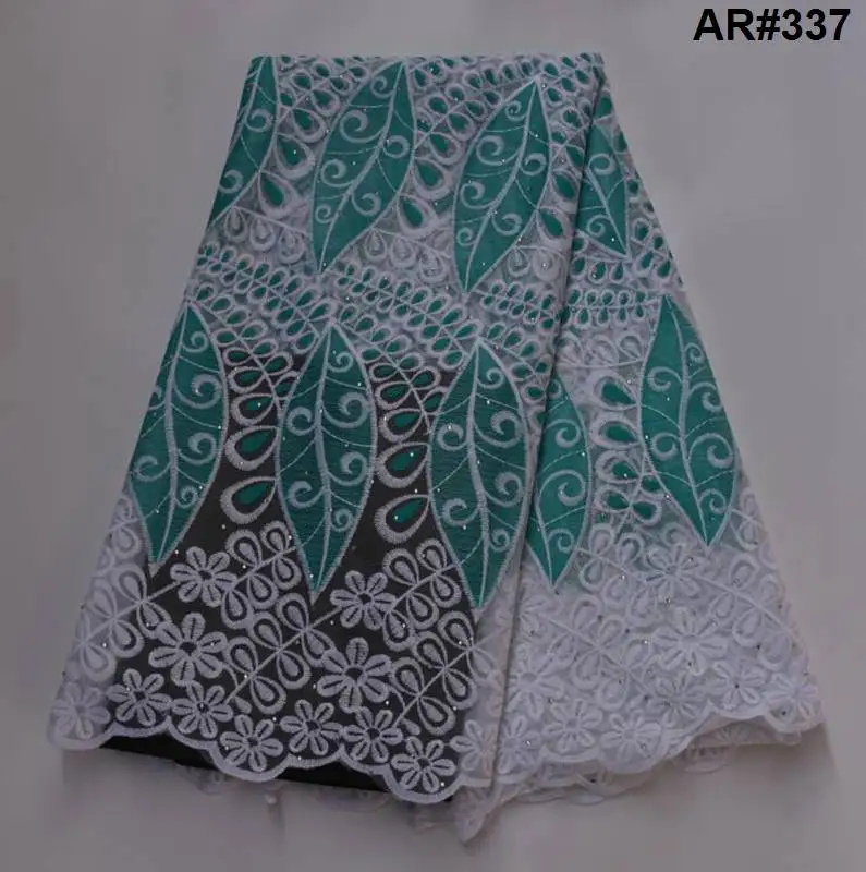 

T057 African Tulle Mesh Lace Cheapest Price Net Lace Fabric Embroidered Fashion Nigerian Lace Fabric 5 Yards Women Clothing