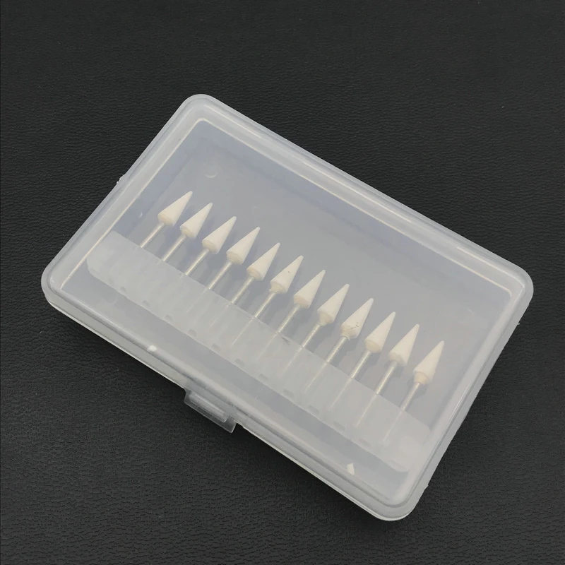 Стоматологические белые полоски камень фарфор смолы шлифовка наконечникка для